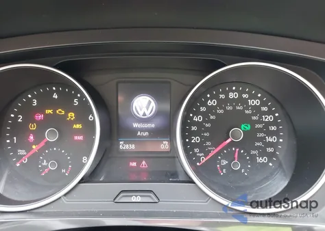 2018 Volkswagen Tiguan 2.0T S из США, поврежденный, VIN 3VV0B7AX0JM120136